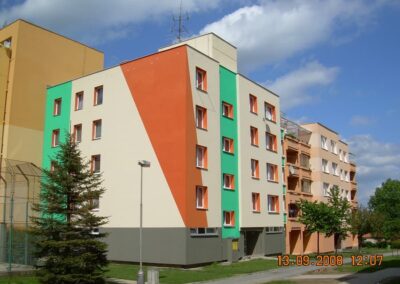 Zateplení fasády domů