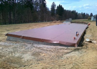 Izolace proti radonu a vodě