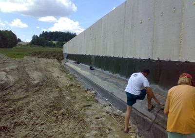 Silážní žlab ZD Hodice 2009